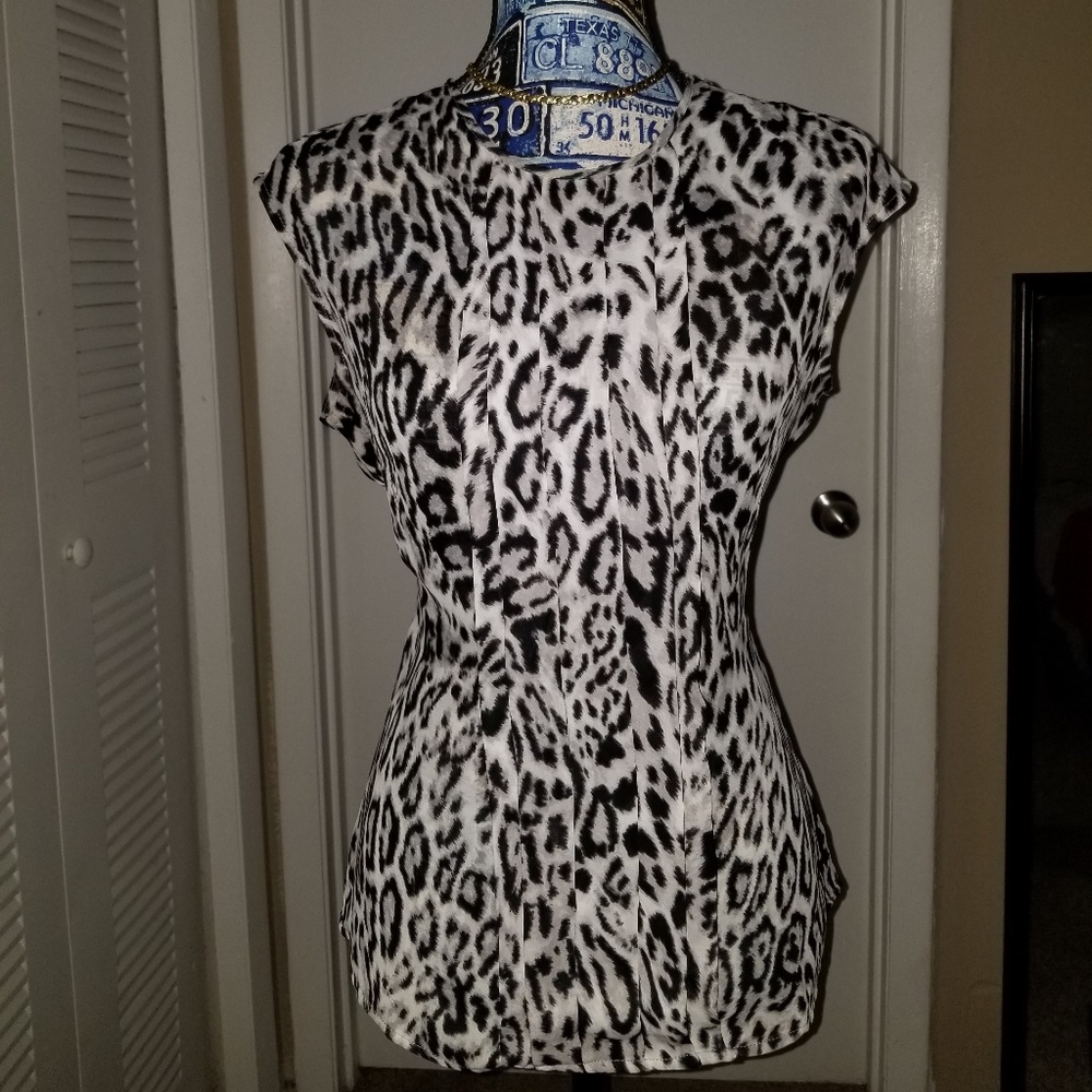 Black and White blouse
